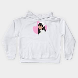 Beauty Women Vector by Reynvold Kids Hoodie